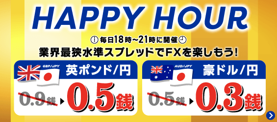 ハッピーアワーキャンペーントライオートFX