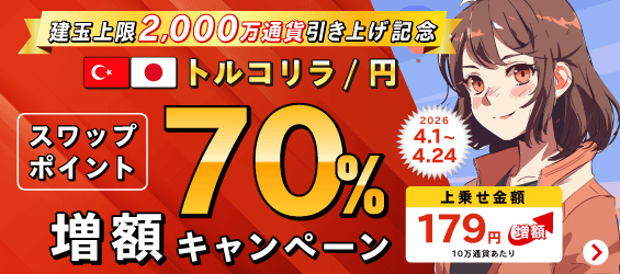 トルコリラキャンペーン