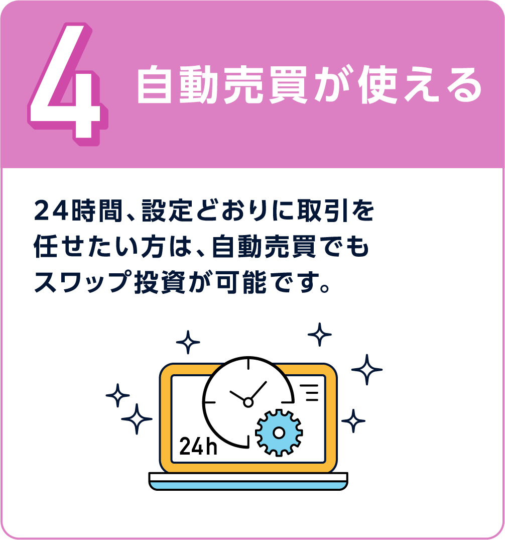 自動売買が使える