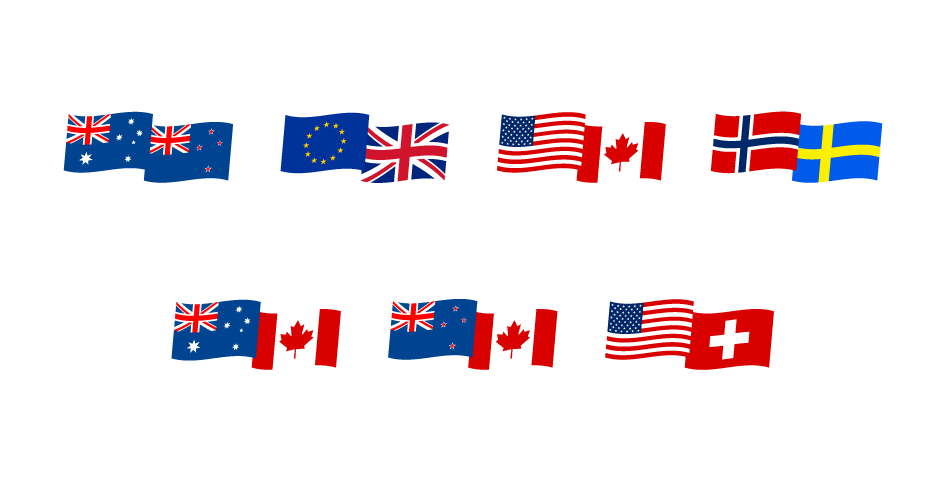 通過の組み合わせ