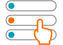 えらんでいるイラスト