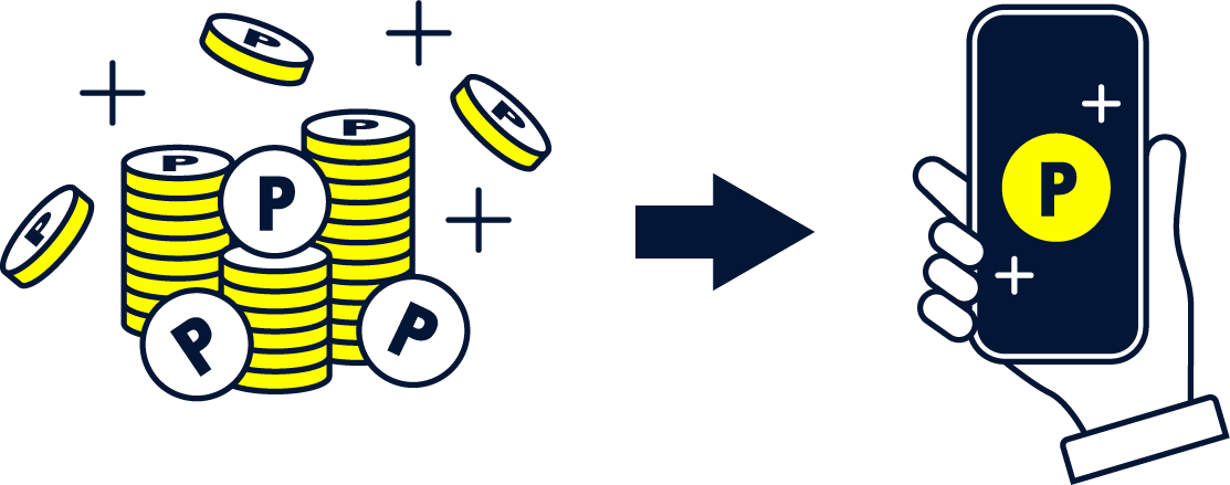 ポイントのイラスト